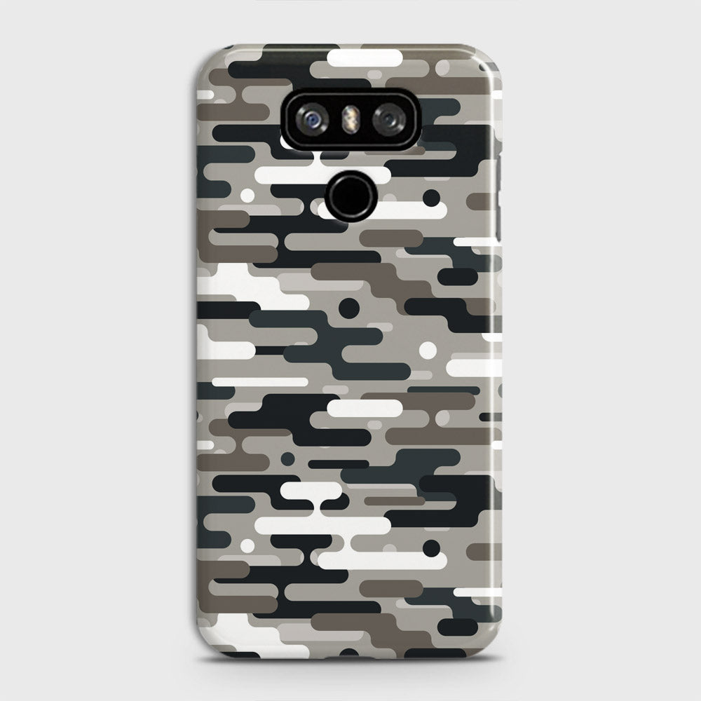 LG G6 Cover - Camo Series 2 - Black & Olive Design - Matte Finish - Snap On Hard Case with LifeTime Colors Guarantee