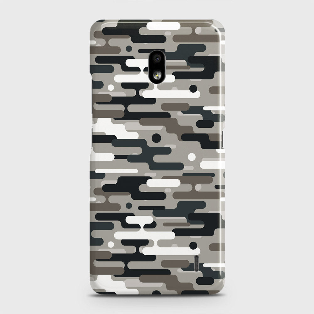 Nokia 2.2 Cover - Camo Series 2 - Black & Olive Design - Matte Finish - Snap On Hard Case with LifeTime Colors Guarantee