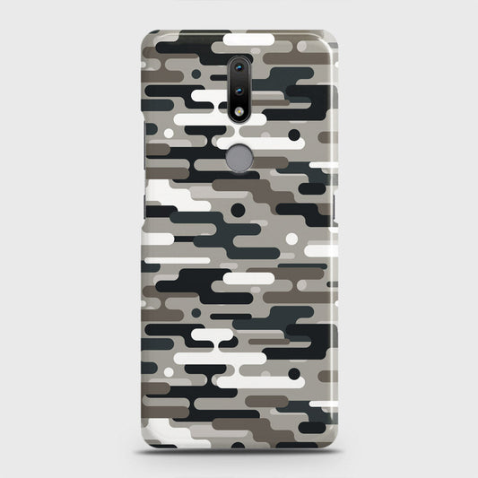 Nokia 2.4 Cover - Camo Series 2 - Black & Olive Design - Matte Finish - Snap On Hard Case with LifeTime Colors Guarantee