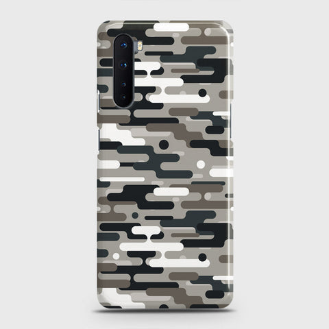 OnePlus Nord  Cover - Camo Series 2 - Black & Olive Design - Matte Finish - Snap On Hard Case with LifeTime Colors Guarantee