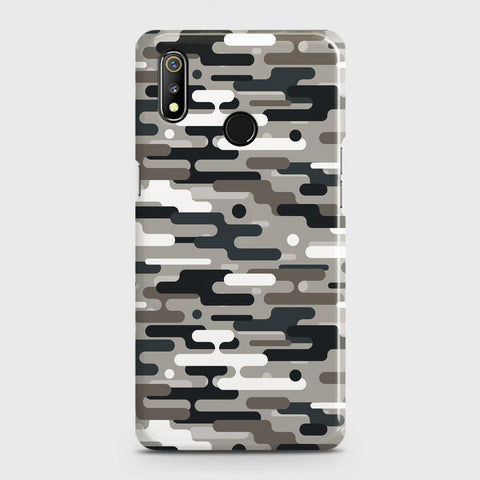 Realme 3 Pro Cover - Camo Series 2 - Black & Olive Design - Matte Finish - Snap On Hard Case with LifeTime Colors Guarantee