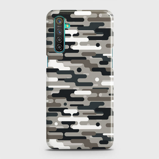 Realme 6s Cover - Camo Series 2 - Black & Olive Design - Matte Finish - Snap On Hard Case with LifeTime Colors Guarantee