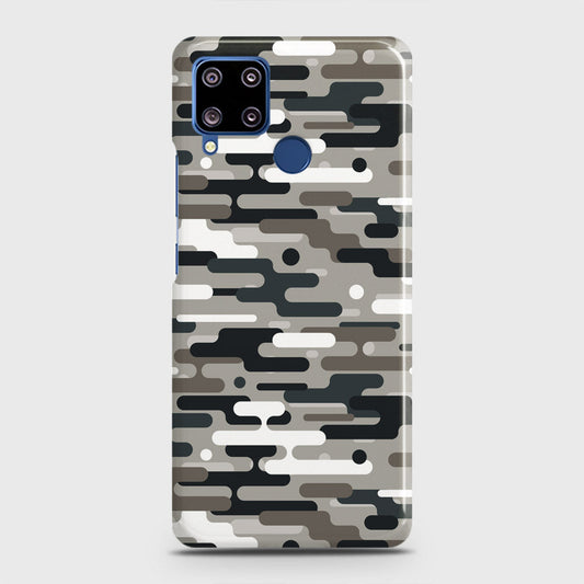 Realme C15 Cover - Camo Series 2 - Black & Olive Design - Matte Finish - Snap On Hard Case with LifeTime Colors Guarantee
