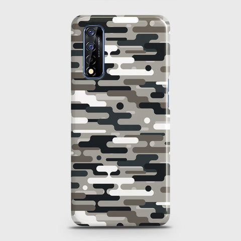 Realme Narzo 30 Cover - Camo Series 2 - Black & Olive Design - Matte Finish - Snap On Hard Case with LifeTime Colors Guarantee