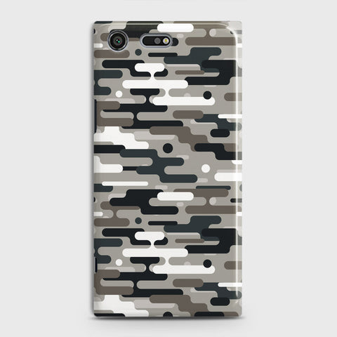 Sony Xperia XZ Premium Cover - Camo Series 2 - Black & Olive Design - Matte Finish - Snap On Hard Case with LifeTime Colors Guarantee