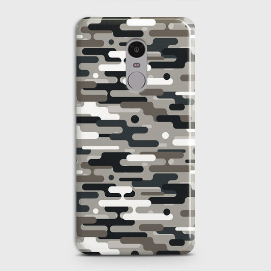 Xiaomi Redmi Note 4 / 4X Cover - Camo Series 2 - Black & Olive Design - Matte Finish - Snap On Hard Case with LifeTime Colors Guarantee