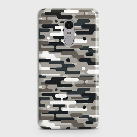 Xiaomi Redmi Note 4 / 4X Cover - Camo Series 2 - Black & Olive Design - Matte Finish - Snap On Hard Case with LifeTime Colors Guarantee