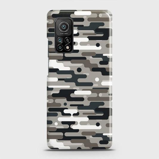 Xiaomi Mi 10T Pro Cover - Camo Series 2 - Black & Olive Design - Matte Finish - Snap On Hard Case with LifeTime Colors Guarantee