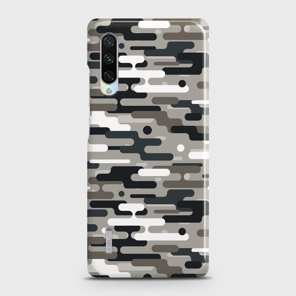 Xiaomi Mi A3 Cover - Camo Series 2 - Black & Olive Design - Matte Finish - Snap On Hard Case with LifeTime Colors Guarantee