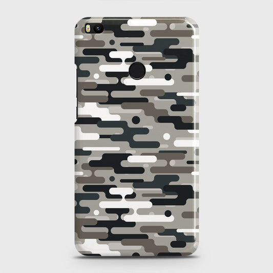 Xiaomi Mi Max 2 Cover - Camo Series 2 - Black & Olive Design - Matte Finish - Snap On Hard Case with LifeTime Colors Guarantee