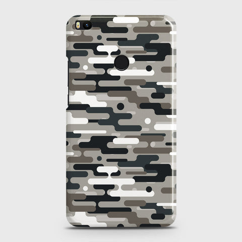 Xiaomi Mi Max 2 Cover - Camo Series 2 - Black & Olive Design - Matte Finish - Snap On Hard Case with LifeTime Colors Guarantee