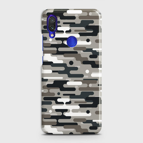 Xiaomi Redmi 7 Cover - Camo Series 2 - Black & Olive Design - Matte Finish - Snap On Hard Case with LifeTime Colors Guarantee