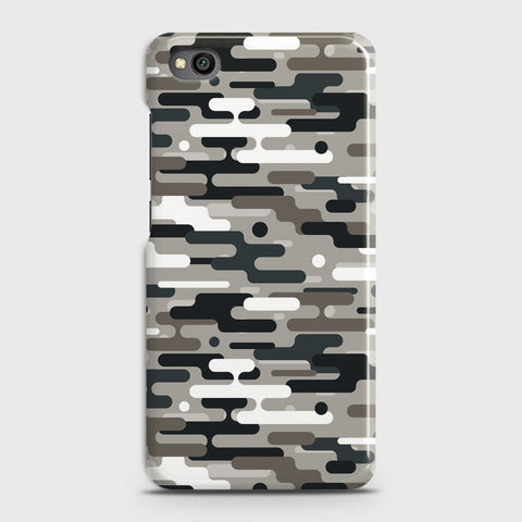 Xiaomi Redmi Go Cover - Camo Series 2 - Black & Olive Design - Matte Finish - Snap On Hard Case with LifeTime Colors Guarantee