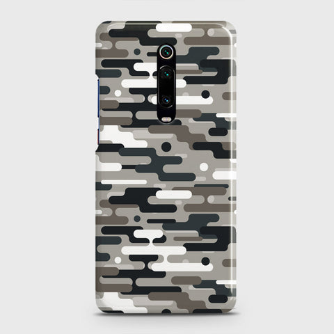 Xiaomi Mi 9T Cover - Camo Series 2 - Black & Olive Design - Matte Finish - Snap On Hard Case with LifeTime Colors Guarantee