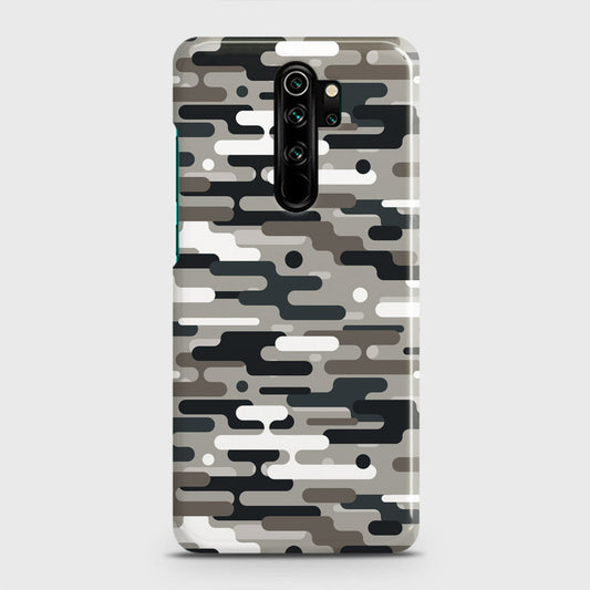 Xiaomi Redmi Note 8 Pro Cover - Camo Series 2 - Black & Olive Design - Matte Finish - Snap On Hard Case with LifeTime Colors Guarantee