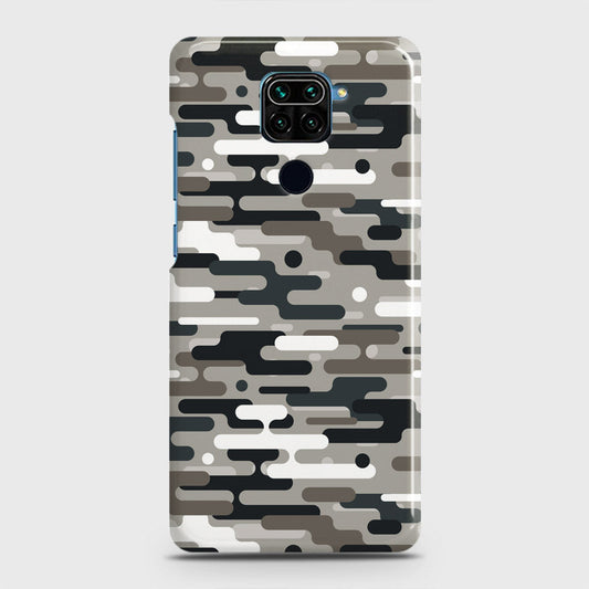 Xiaomi Redmi Note 9 Cover - Camo Series 2 - Black & Olive Design - Matte Finish - Snap On Hard Case with LifeTime Colors Guarantee
