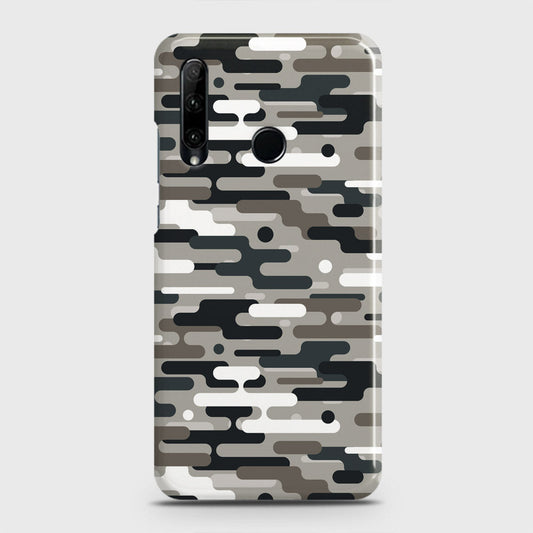 Honor 10i Cover - Camo Series 2 - Black & Olive Design - Matte Finish - Snap On Hard Case with LifeTime Colors Guarantee