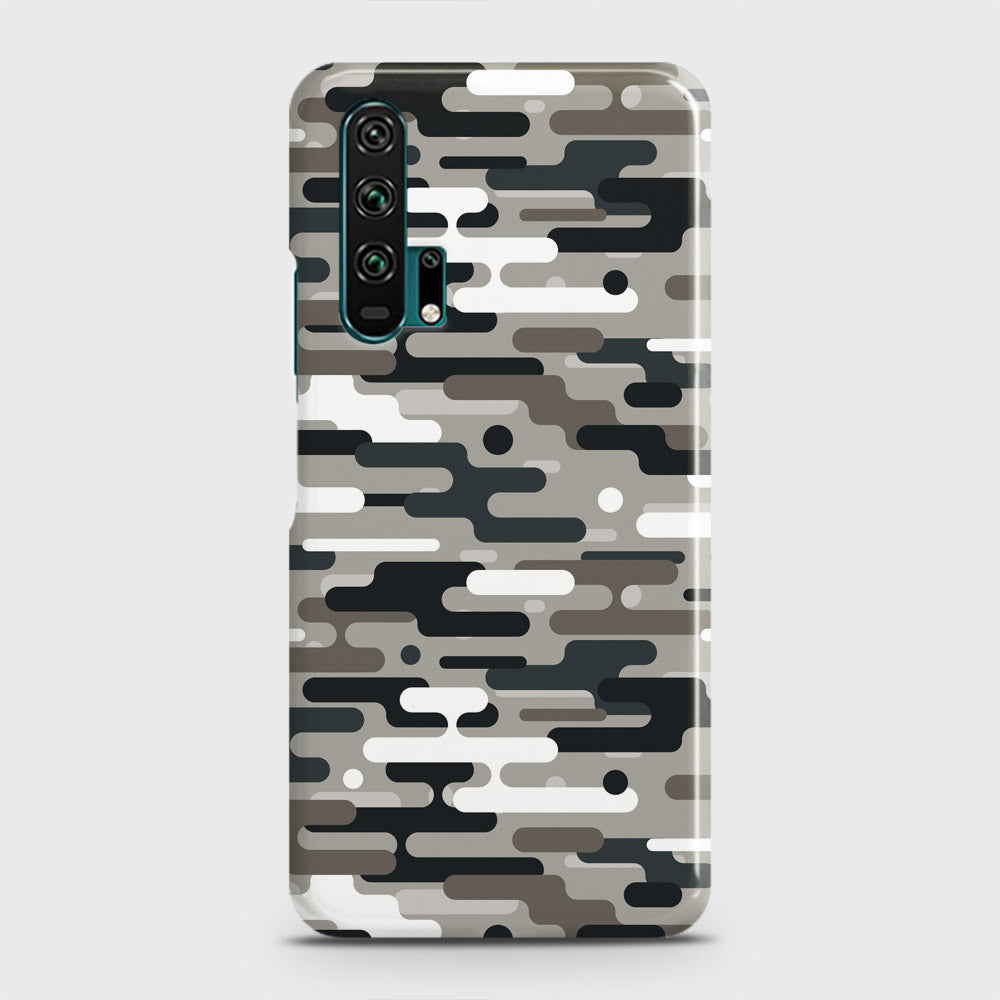 Honor 20 Pro Cover - Camo Series 2 - Black & Olive Design - Matte Finish - Snap On Hard Case with LifeTime Colors Guarantee