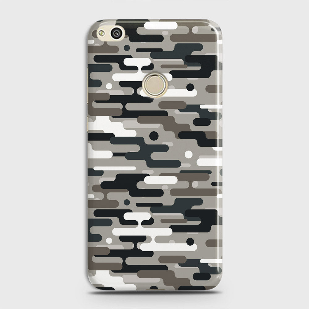 Huawei Nova Lite Cover - Camo Series 2 - Black & Olive Design - Matte Finish - Snap On Hard Case with LifeTime Colors Guarantee