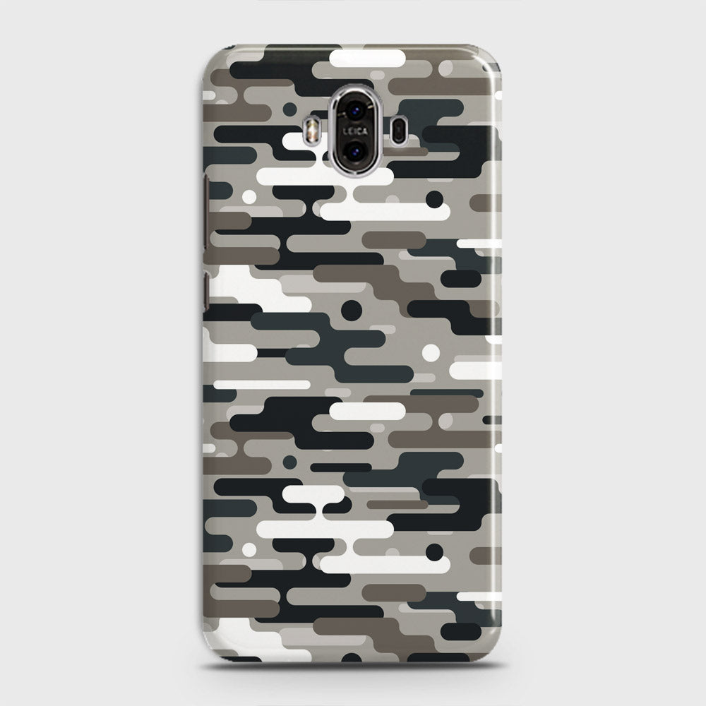 Huawei Mate 10 Cover - Camo Series 2 - Black & Olive Design - Matte Finish - Snap On Hard Case with LifeTime Colors Guarantee