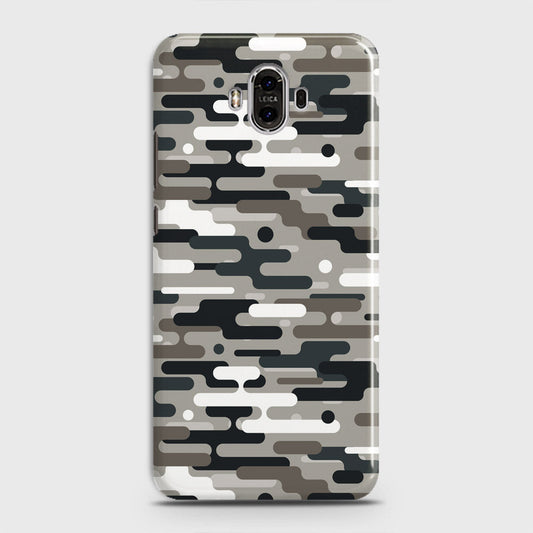 Huawei Mate 10 Cover - Camo Series 2 - Black & Olive Design - Matte Finish - Snap On Hard Case with LifeTime Colors Guarantee