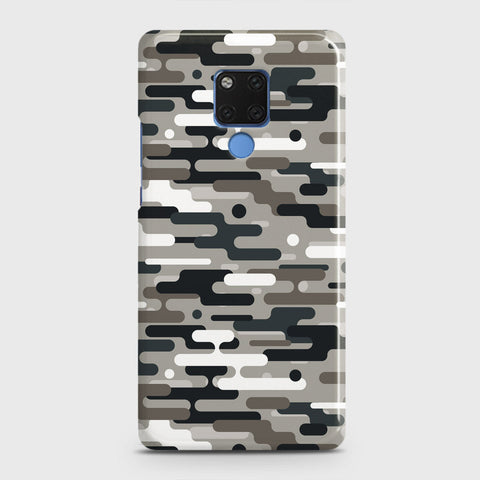 Huawei Mate 20 Cover - Camo Series 2 - Black & Olive Design - Matte Finish - Snap On Hard Case with LifeTime Colors Guarantee