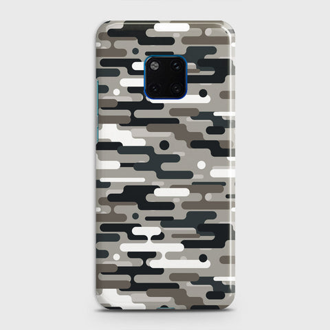 Huawei Mate 20 Pro Cover - Camo Series 2 - Black & Olive Design - Matte Finish - Snap On Hard Case with LifeTime Colors Guarantee