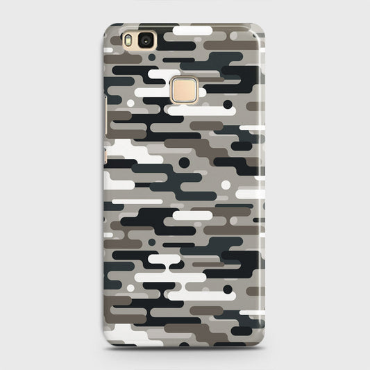 Huawei P9 Lite Cover - Camo Series 2 - Black & Olive Design - Matte Finish - Snap On Hard Case with LifeTime Colors Guarantee