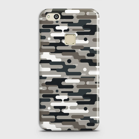 Huawei P10 Lite Cover - Camo Series 2 - Black & Olive Design - Matte Finish - Snap On Hard Case with LifeTime Colors Guarantee