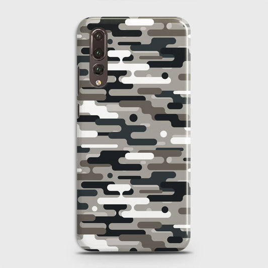 Huawei P20 Pro Cover - Camo Series 2 - Black & Olive Design - Matte Finish - Snap On Hard Case with LifeTime Colors Guarantee