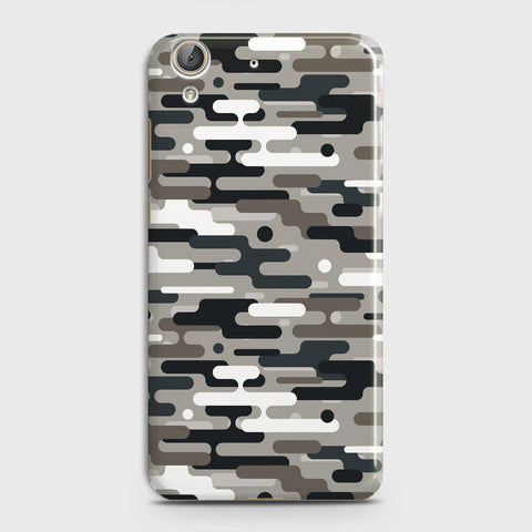 Huawei Y6 II Cover - Camo Series 2 - Black & Olive Design - Matte Finish - Snap On Hard Case with LifeTime Colors Guarantee