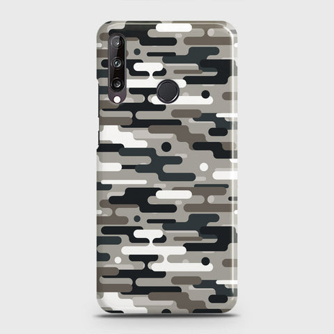 Huawei Y7p  Cover - Camo Series 2 - Black & Olive Design - Matte Finish - Snap On Hard Case with LifeTime Colors Guarantee