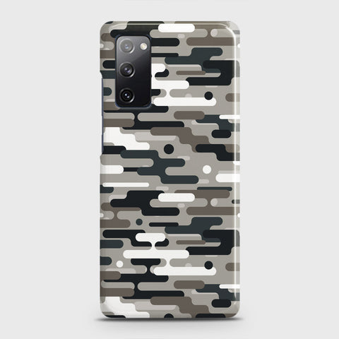 Samsung Galaxy S20 FE Cover - Camo Series 2 - Black & Olive Design - Matte Finish - Snap On Hard Case with LifeTime Colors Guarantee