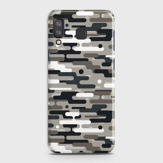 Samsung Galaxy A8 Star Cover - Camo Series 2 - Black & Olive Design - Matte Finish - Snap On Hard Case with LifeTime Colors Guarantee