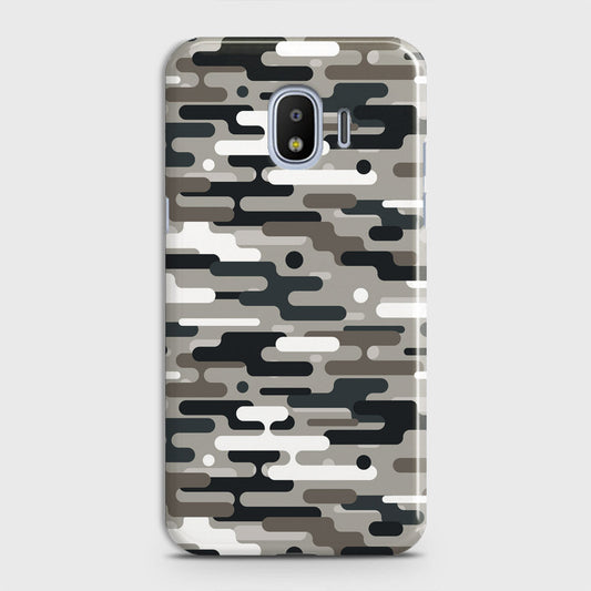 Samsung Galaxy Grand Prime Pro / J2 Pro 2018 Cover - Camo Series 2 - Black & Olive Design - Matte Finish - Snap On Hard Case with LifeTime Colors Guarantee