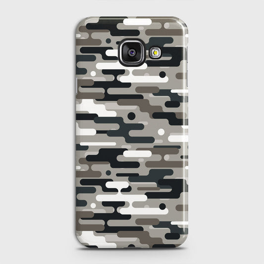 Samsung Galaxy J7 Max Cover - Camo Series 2 - Black & Olive Design - Matte Finish - Snap On Hard Case with LifeTime Colors Guarantee