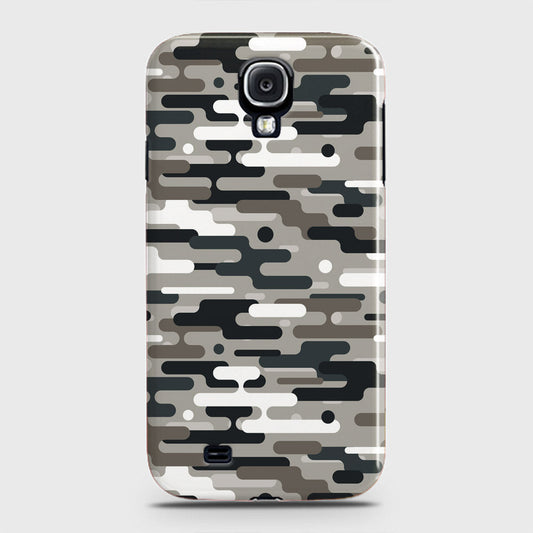 Samsung Galaxy S4 Cover - Camo Series 2 - Black & Olive Design - Matte Finish - Snap On Hard Case with LifeTime Colors Guarantee