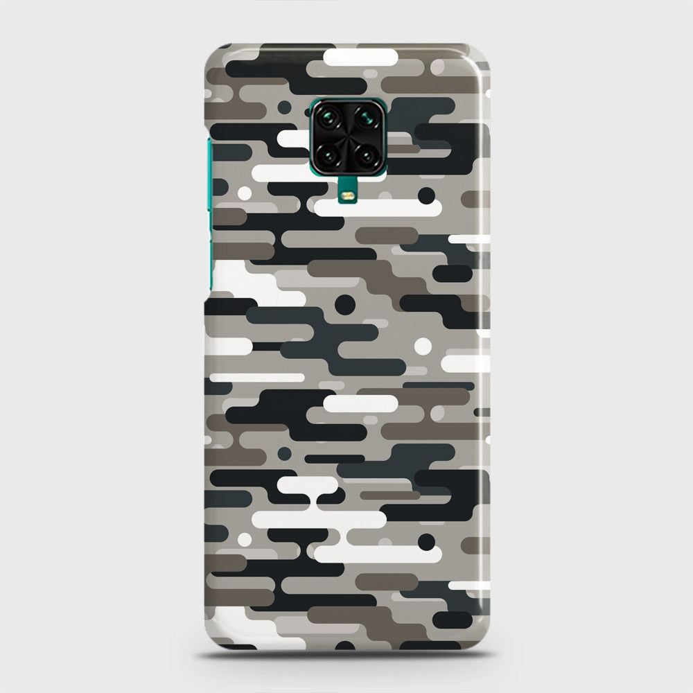 Xiaomi Redmi Note 9 Pro Cover - Camo Series 2 - Black & Olive Design - Matte Finish - Snap On Hard Case with LifeTime Colors Guarantee