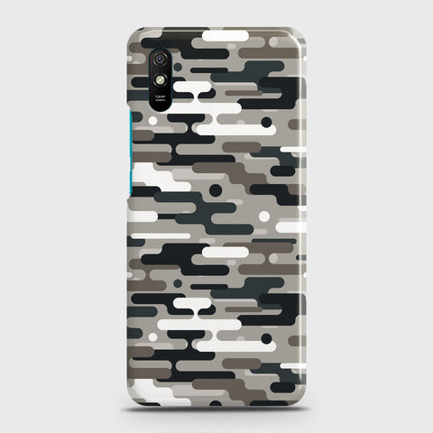 Xiaomi Redmi 9A Cover - Camo Series 2 - Black & Olive Design - Matte Finish - Snap On Hard Case with LifeTime Colors Guarantee