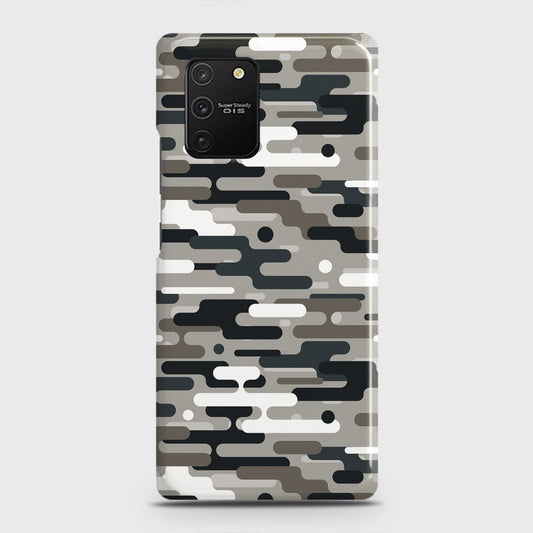 Samsung Galaxy A91 Cover - Camo Series 2 - Black & Olive Design - Matte Finish - Snap On Hard Case with LifeTime Colors Guarantee