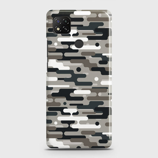 Xiaomi Redmi 9C Cover - Camo Series 2 - Black & Olive Design - Matte Finish - Snap On Hard Case with LifeTime Colors Guarantee