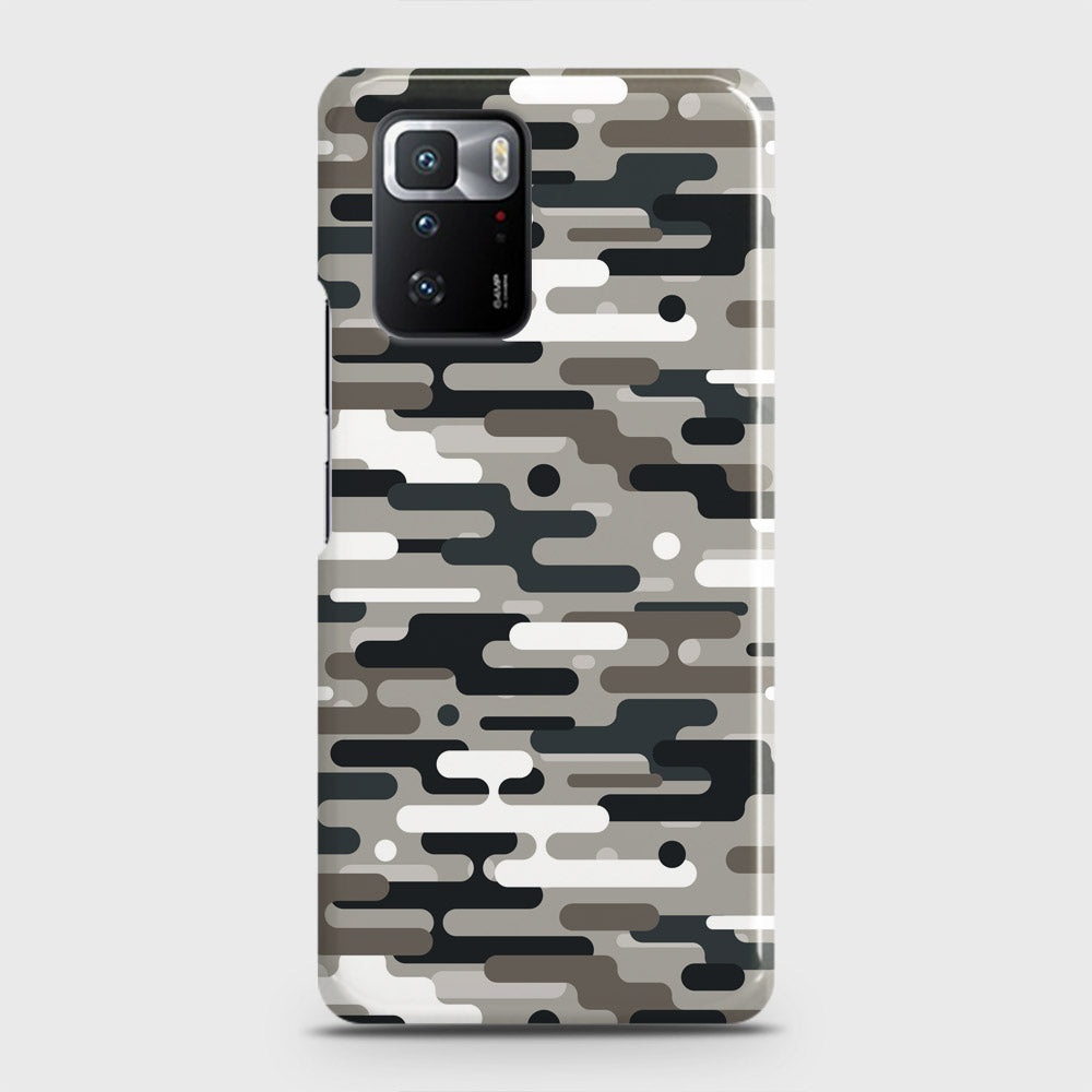 Xiaomi Poco X3 GT Cover - Camo Series 2 - Black & Olive Design - Matte Finish - Snap On Hard Case with LifeTime Colors Guarantee