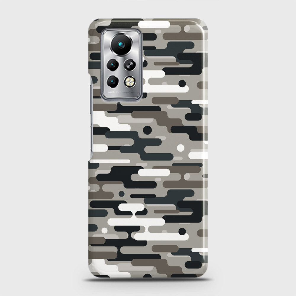 Infinix Note 11 Pro Cover - Camo Series 2 - Black & Olive Design - Matte Finish - Snap On Hard Case with LifeTime Colors Guarantee