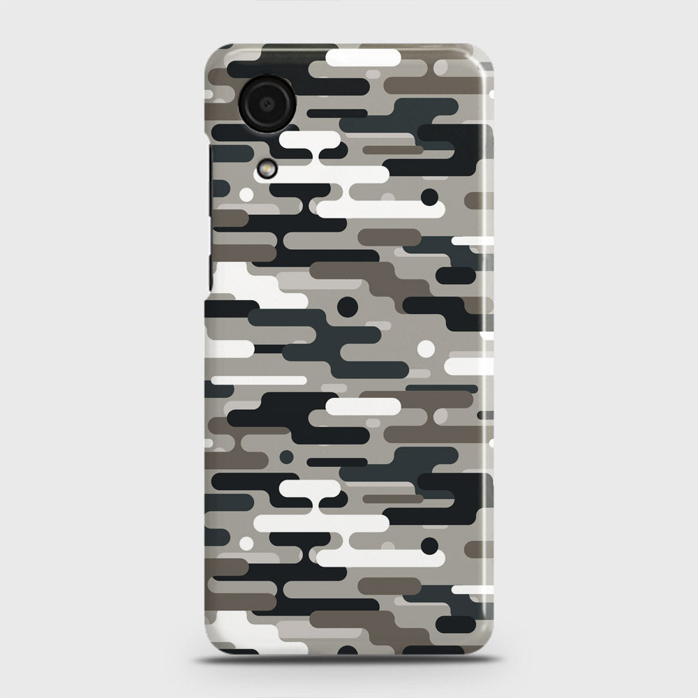 Samsung Galaxy A03 Core Cover - Camo Series 2 - Black & Olive Design - Matte Finish - Snap On Hard Case with LifeTime Colors Guarantee