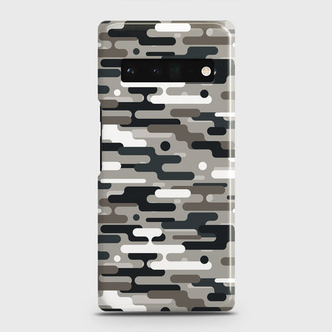 Google Pixel 6 Pro Cover - Camo Series 2 - Black & Olive Design - Matte Finish - Snap On Hard Case with LifeTime Colors Guarantee