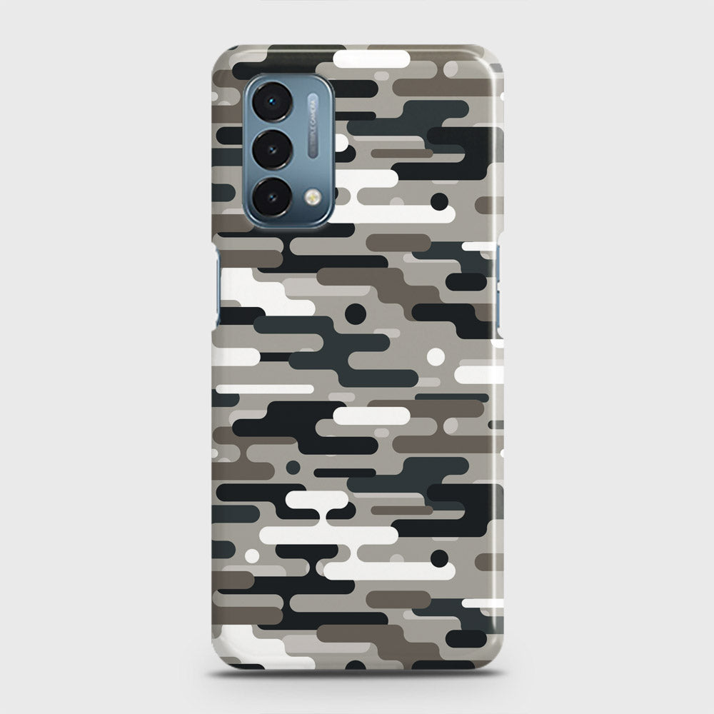 OnePlus Nord N200 5G Cover - Camo Series 2 - Black & Olive Design - Matte Finish - Snap On Hard Case with LifeTime Colors Guarantee