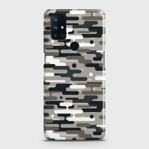 OnePlus Nord N10 5G Cover - Camo Series 2 - Black & Olive Design - Matte Finish - Snap On Hard Case with LifeTime Colors Guarantee