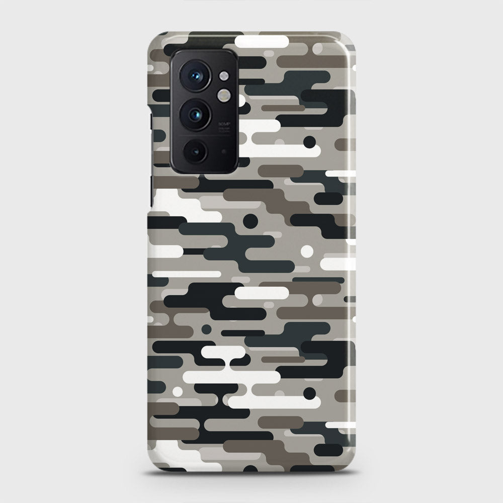 OnePlus 9RT 5G Cover - Camo Series 2 - Black & Olive Design - Matte Finish - Snap On Hard Case with LifeTime Colors Guarantee