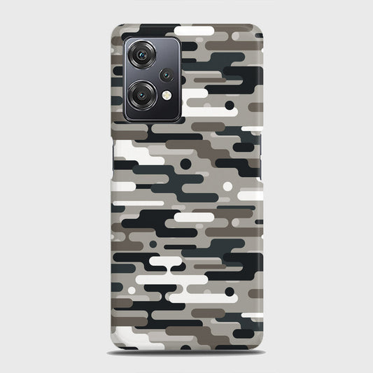 OnePlus Nord CE 2 Lite 5G Cover - Camo Series 2 - Black & Olive Design - Matte Finish - Snap On Hard Case with LifeTime Colors Guarantee