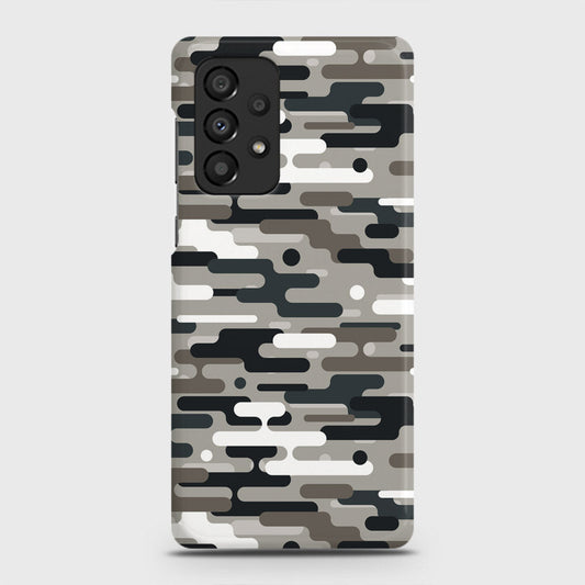 Samsung Galaxy A33 5G Cover - Camo Series 2 - Black & Olive Design - Matte Finish - Snap On Hard Case with LifeTime Colors Guarantee